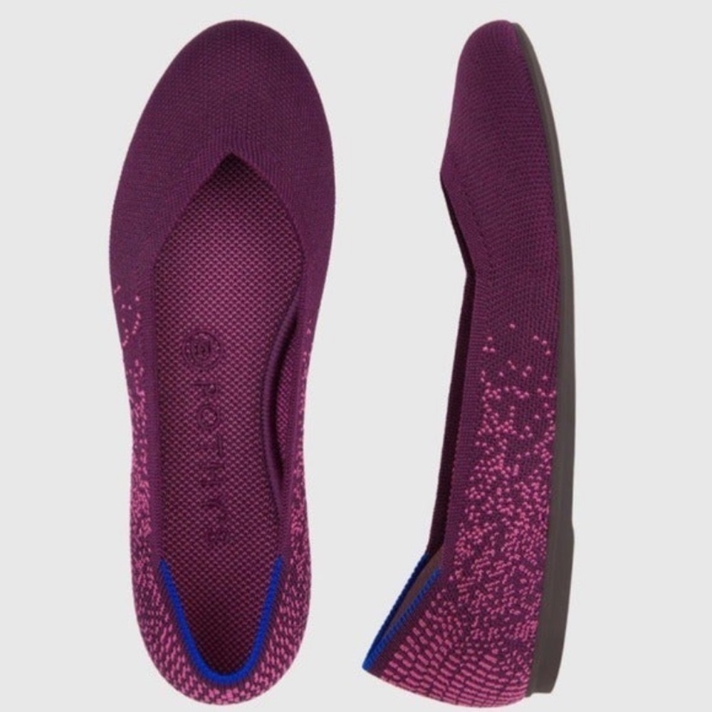 Rothy’s Retired Fig Python Round Toe Flats 9 - image 1